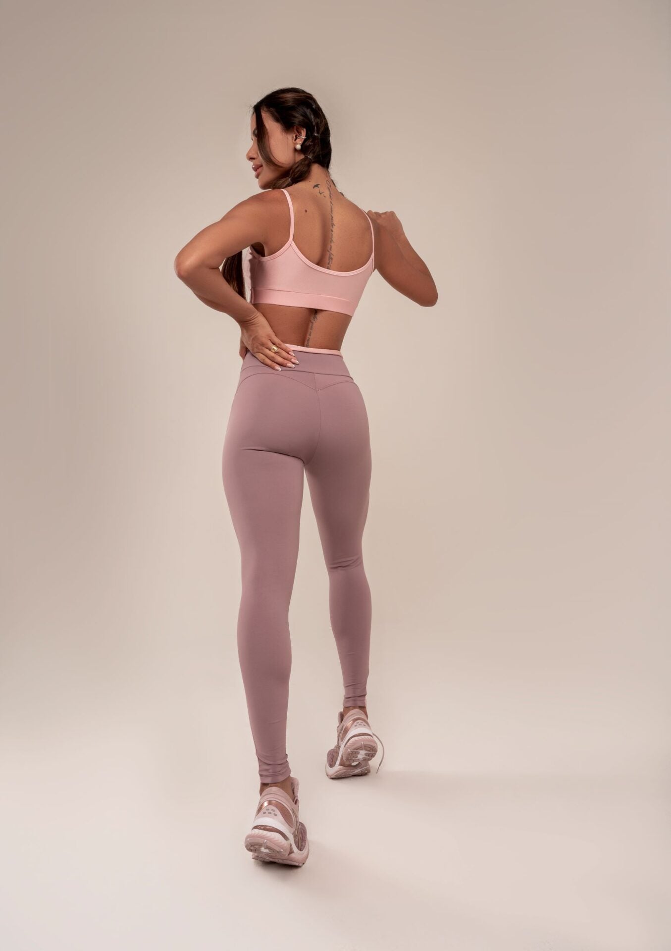 Blossom Bra and Leggings Set - Satin | Fitnessee