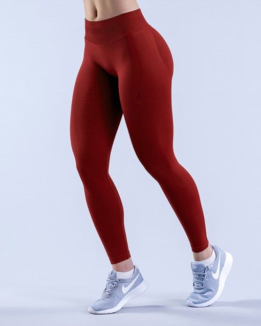 Uplift Leggings Fitnessee Wined Red - Genuine Yoga Pants