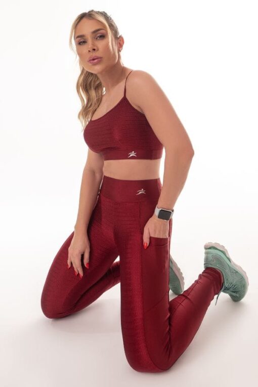 Fitnessee Active Wear - Ariana Deep Red