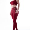 Fitnessee Ariana Set - Deep Red WOMEN’S ATHLETIC WEAR