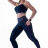Fitnessee Ariana Set - Navy WOMEN’S ATHLETIC WEAR